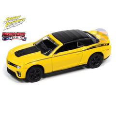 Johnny Lightning - 1:64 - 2013 NICKEY Chevrolet Camaro ZL1 Convertible - Rally Yellow - Muscle Cars USA