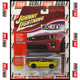 Johnny Lightning - 1:64 - 2013 NICKEY Chevrolet Camaro ZL1 Convertible - Rally Yellow - Muscle Cars USA