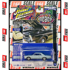 Johnny Lightning - 1:64 - 1965 Pontiac GTO  - Bluemist Slate - (MCACN)