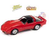 Johnny Lightning - 1:64 - 1979 Chevrolet Corvette - Red - Classic Gold Collection