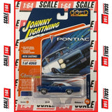 Johnny Lightning - 1:64 - 1966 Pontiac GTO - Barrier Blue - Classic Gold Collection