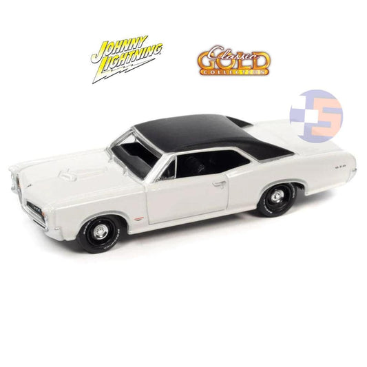 Johnny Lightning - 1:64 - 1966 Pontiac GTO - Cameo Ivory - Classic Gold Collection