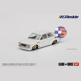 Kaido House - 1:64 - Datsun 510 Pro Street - GREDDY - Pearl White