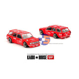 Kaido House - 1:64 - Datsun KAIDO 510 Wagon - Fire Version 1 (Red) - Limited Edition