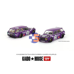 Kaido House - 1:64 - Datsun KAIDO 510 Wagon - CARBON FIBER V1 - Purple - Limited Edition