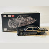 Kaido House - 1:64 - Datsun 510 Pro Street Full Carbon V1 - Black Carbon