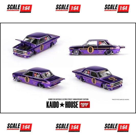 (PRE-ORDER) Kaido House - 1:64 - Datsun 510 Pro Street Anniversary Edition