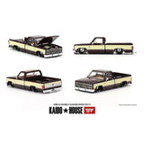 (PRE-ORDER) Kaido House - 1:64 - Chevrolet Silverado KAIDO Vintage Spec V1 - Two-Tone Brown Cream