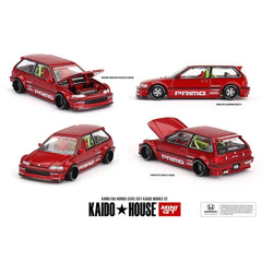 [PRE-ORDER] Kaido House - 1:64 - Honda Civic (EF) Kaido Works V2 - M Red