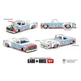 [PRE-ORDER] Kaido House - 1:64 - Chevrolet Silverado Dually on Fire V2 - White Flames