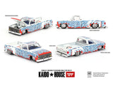 Kaido House - 1:64 - Chevrolet Silverado Dually on Fire V2 - White Flames