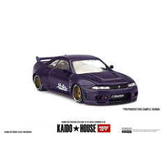 [PRE-ORDER] Kaido House - 1:64 - Nissan Skyline GT-R (R33) Active Carbon R V2 - Purple Carbon