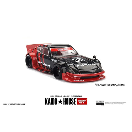 [PRE-ORDER] Kaido House - 1:64 - Nissan Fairlady Z Kaido GT ADVAN - Black