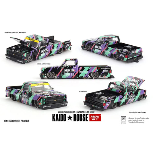 (PRE-ORDER) Kaido House - 1:64 - Chevrolet Silverado Kaido HKS V1