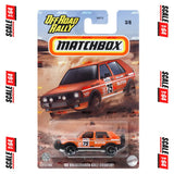 Matchbox - 1:64 - '90 Volkswagen Golf Country - Off Road Rally 2024 Mix 3 (Walmart Exclusive)