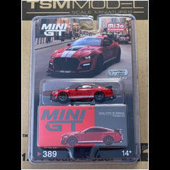 Mini GT - 1:64 - Shelby GT500 SE Widebody (Ford Race Red w/ White Stripes) - MiJo Exclusives