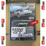 [CHASE] Mini GT - 1:64 - Mazda Miata MX-5 (NA) Tuned Version (Silver Stone Metallic) - MiJo Exclusives