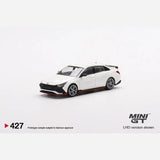 Mini GT - 1:64 - Hyundai Elantra N (Ceramic White) - MiJo Exclusives