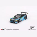 Mini GT - 1:64 - BMW M4 GT3 #97 Turner Motorsport IMSA 2023 Laguna Seca GTD 2nd Place - Blue/Black - MiJo Exclusives