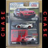 [CHASE] Mini GT - 1:64 - 2023 Honda Civic Type-R Pace Car (Red White) - MiJo Exclusives