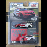 Mini GT - 1:64 - 2023 Honda Civic Type-R Pace Car (Red White) - MiJo Exclusives