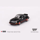 Mini GT - 1:64 - Porsche 911 Carrera RS 2.7 (Black with Red Livery) - MiJo Exclusives