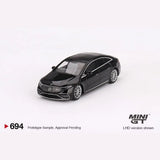 Mini GT - 1:64 - Mercedes-Benz EQS 580 4MATIC - Black - MiJo Exclusives