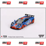 (PRE-ORDER) Mini GT - 1:64 - McLaren F1 GTR #33 1996 Le Mans 24Hr GULF (Blue) - MiJo Exclusives