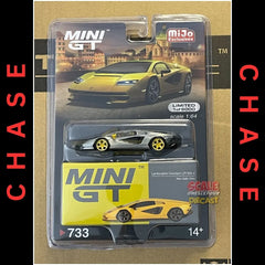 [CHASE] Mini GT - 1:64 - Lamborghini Countach LPI 800-4 (New Giallo Orion) - MiJo Exclusives