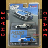 [CHASE] Mini GT - 1:64 - Porsche 911 Turbo S Safety Car 2023 IMSA Daytona 24 Hours (Blue) - MiJo Exclusives