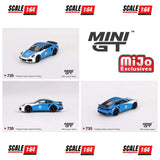 (PRE-ORDER) Mini GT - 1:64 - Porsche 911 Turbo S Safety Car 2023 IMSA Daytona 24 Hours (Blue) - MiJo Exclusives