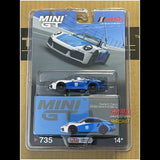 Mini GT - 1:64 - Porsche 911 Turbo S Safety Car 2023 IMSA Daytona 24 Hours (Blue) - MiJo Exclusives