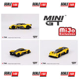 Mini GT - 1:64 - Aston Martin Valkyrie - Sunburst Yellow - MiJo Exclusives