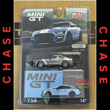 [CHASE] Mini GT - 1:64 - Ford Mustang Shelby GT500 Heritage Edition - Blue - MiJo Exclusives