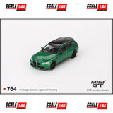 (PRE-ORDER) Mini GT - 1:64 - BMW M3 Competition Touring Isle of Man - Green Metallic - MiJo Exclusives