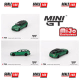 (PRE-ORDER) Mini GT - 1:64 - BMW M3 Competition Touring Isle of Man - Green Metallic - MiJo Exclusives