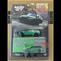 Mini GT - 1:64 - BMW M3 Competition Touring Isle of Man - Green Metallic - MiJo Exclusives