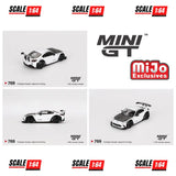 (PRE-ORDER) Mini GT - 1:64 - Toyota GR86 LB★Nation - White - MiJo Exclusives