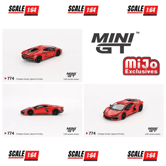 (PRE-ORDER) Mini GT - 1:64 - Lamborghini Revuelto Arancio Dac Lucido - MiJo Exclusives
