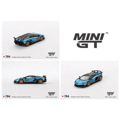 Mini GT - 1:64 - Lamborghini Aventador SVJ 63 - Blu Aegir