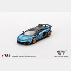 Mini GT - 1:64 - Lamborghini Aventador SVJ 63 - Blu Aegir