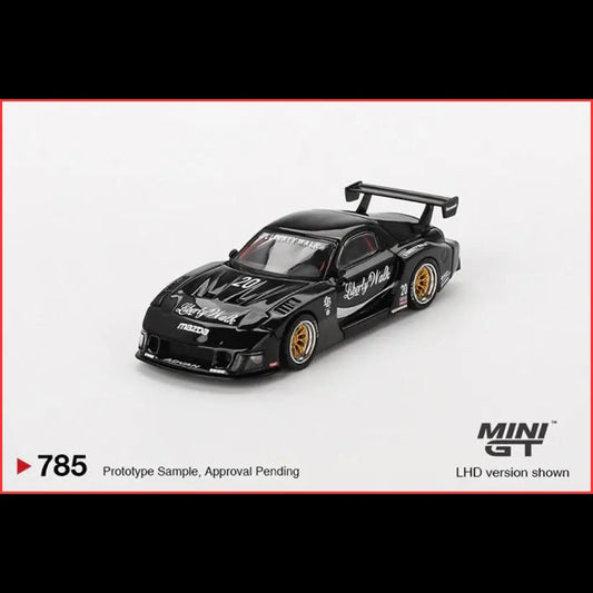 (PRE-ORDER) Mini GT - 1:64 - MAZDA RX-7 LB-Super Silhouette - Liberty Walk Black