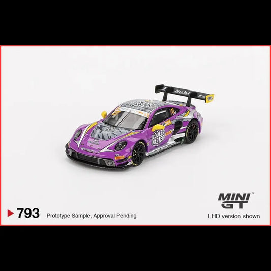 (PRE-ORDER) Mini GT - 1:64 - Porsche 911 GT3 R #27 HubAuto Racing 2023 FIA GT World Cup 70th Macau Grand Prix