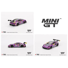 Mini GT - 1:64 - Porsche 911 GT3 R #27 HubAuto Racing 2023 FIA GT World Cup 70th Macau Grand Prix