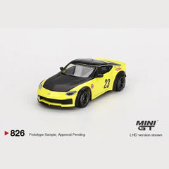 Mini GT - 1:64 - Nissan Z LB-NATION WORKS - Ikazuchi Yellow - LHD