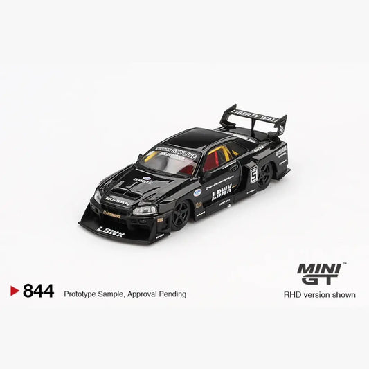 (PRE-ORDER) Mini GT - 1:64 - Nissan LB-ER34 Super Silhouette SKYLINE - Black