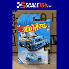 Hot Wheels - '85 Honda City Turbo II (Blue) - Mainline (Nightburnerz) 81/250