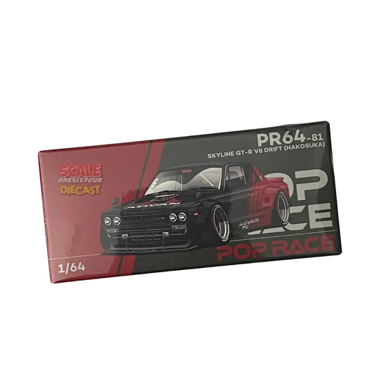 Pop Race - 1:64 - Skyline GT-R V8 Drift (Hakosuka) ADVAN