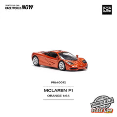 [PRE-ORDER] Pop Race - 1:64 - McLAREN F1 ORANGE