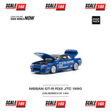 (PRE-ORDER) Pop Race - 1:64 - Nissan Skyline GT-R R32 JTC 1990 CALSONIC #12